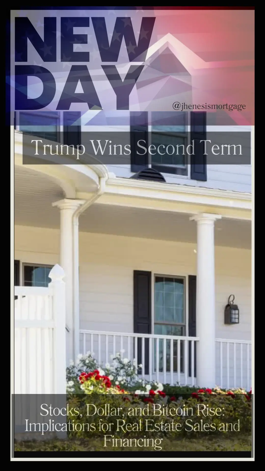 Stocks, Dollar, and Bitcoin Rise as Trump Wins Second Term: Implications for Real Estate Sales and Financing