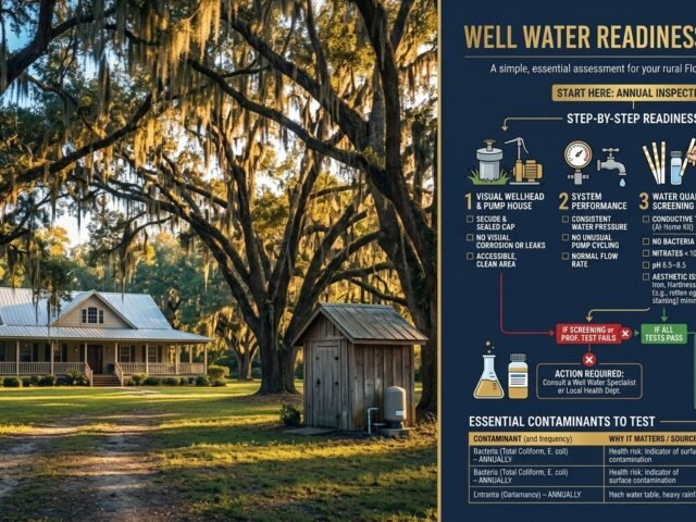 Well Water vs. Public Water: What Your Florida Lender Actually Requires