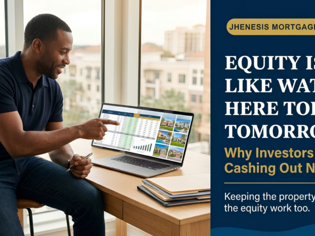 Equity Is Like Water: Here Today, Gone Tomorrow. Why Investors Are Pulling Cash Out Now
