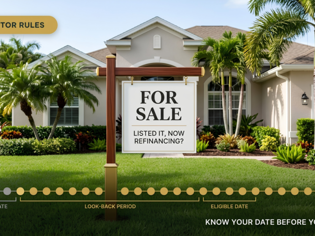 Can You Refinance a Property You Recently Listed for Sale? What the Listing Look-Back Means