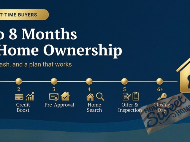 Want to Buy a Home in 6 to 8 Months? Your Month-by-Month Mortgage Roadmap