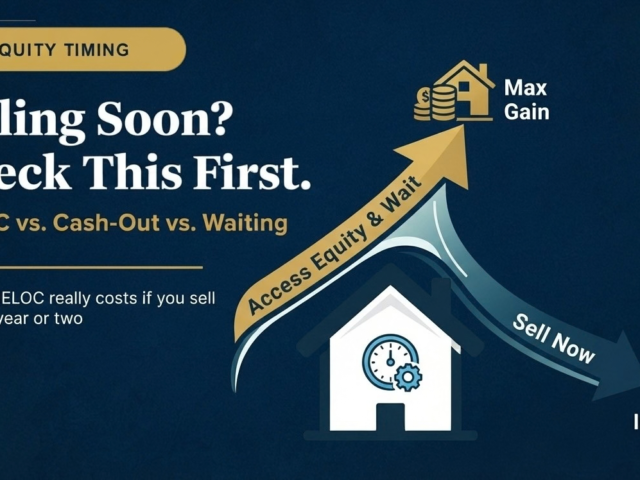 Planning to Sell in a Year or Two? Why a HELOC Might Not Be Your Best Equity Option