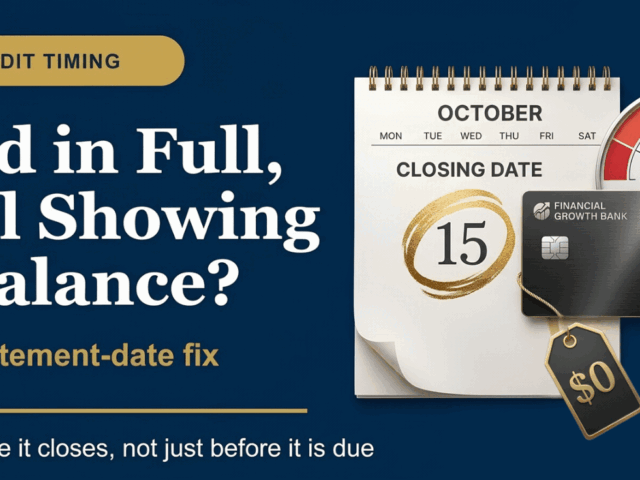 Why Your Credit Report Still Shows a Balance You Already Paid (And How to Fix It Before You Apply)